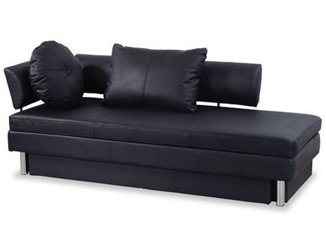 Learn how to build a queen size storage bed, perfect for organizing all of your totes, luggage, and whatever else you need put away. Nubo Black Leatherette Queen Size Sofa Bed by At Home USA