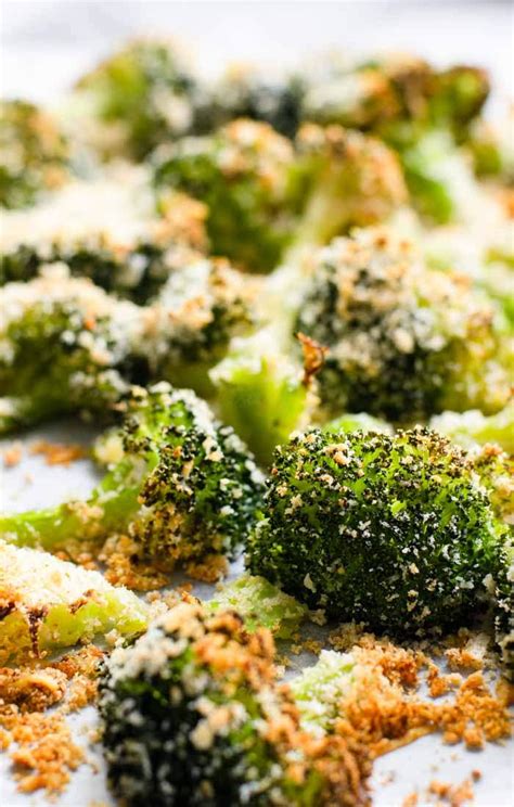 Roasted Broccoli With Garlic And Parmesan Cheese Lisas Lemony Kitchen
