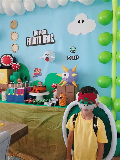 Super Mario Bros Themed Birthday Party — Means Of Lines