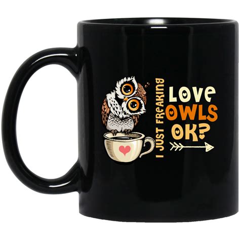 Owl Mug Funny Ts Owls T For Lover Microwave Safe Dishwasher