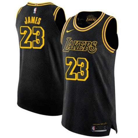 Lakers star lebron james says he will not have a social justice message on the back of his jersey when the league resumes july 30. Men's Los Angeles Lakers LeBron James Black Swingman ...