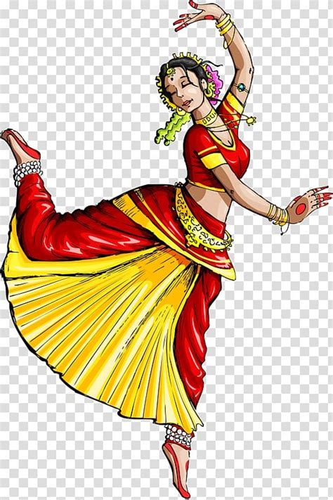 woman dancing illustration dance in india indian classical dance drawing indian dance