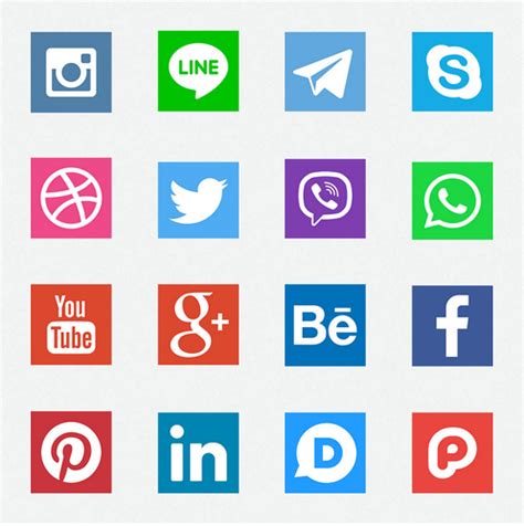 Square Social Media Icons Design Services In Jamnagar Jamnagar Grfx