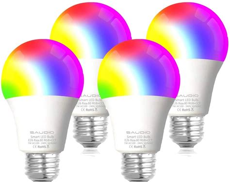 Smart Led Light Bulb E26 Wifi Multicolor Light Bulb Work