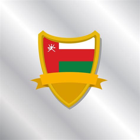 Premium Vector Illustration Of Oman Flag Template