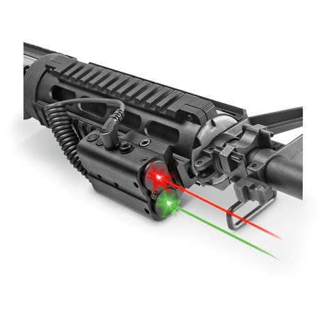 Nc Star Laser Sight With Rail Mount Green Red 668763 Laser Sights