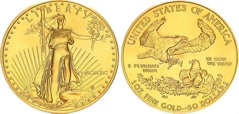 United States Of America Usa Liberty Gold 50 Dollar Usa 1 Unze