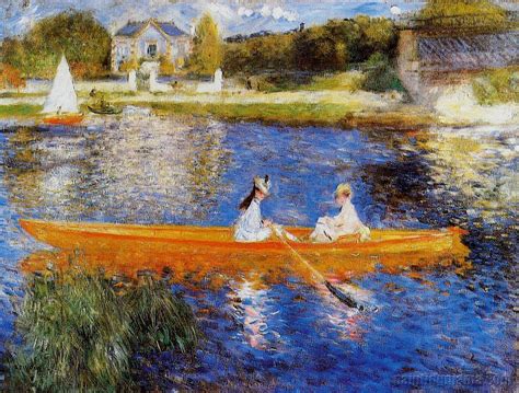 The Seine At Asnieres Pierre Auguste Renoir Paintings