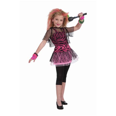 80s Rock Star Girls Costume In 2021 Girl