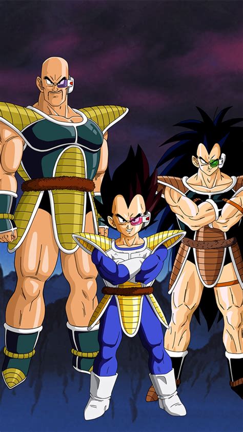 Vegeta Nappa Y Raditz Dragón Ball Z Personajes De Dragon Ball