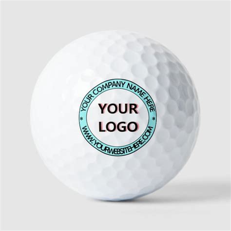 Custom Business Logo Stamp Personalized Golf Balls Zazzle