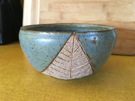 Handmade Ceramic Bowl Stoneware Pottery Ceramics Wheel Thrown