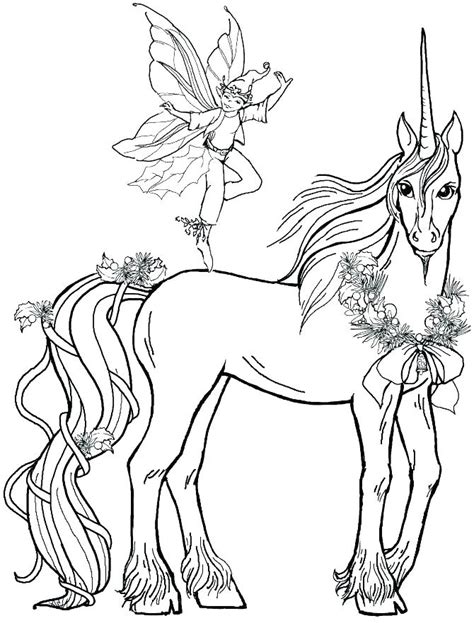 Hard Unicorn Coloring Pages At Free Printable