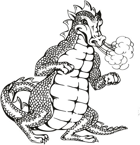 Free Dragon Images Black And White, Download Free Dragon Images Black