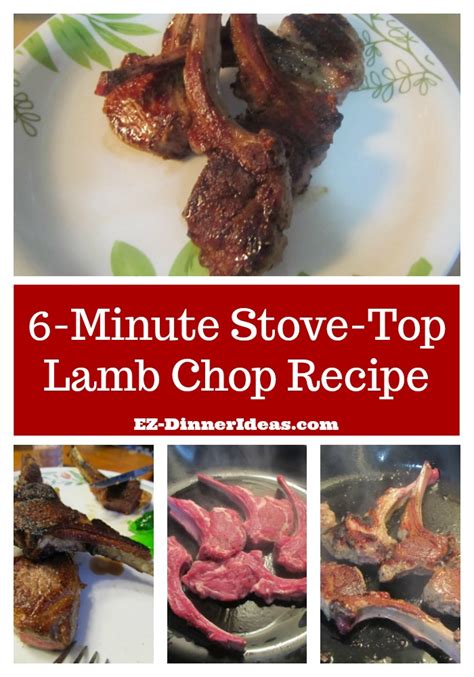 Place the lamb chops in that bowl and wash the for about 10 minutes using your hands to toss the lamb chops. Easy Lamb Chop Recipe | 6-Minute Stove-Top Lamb Chops