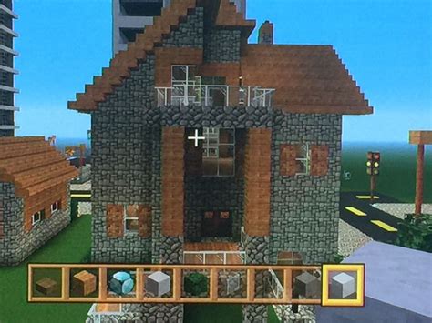 An Image Of A House In Minecraft