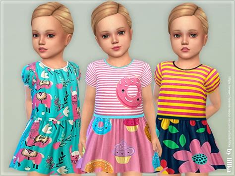 Toddler Dresses Collection P127 By Lillka At Tsr Sims 4 Updates