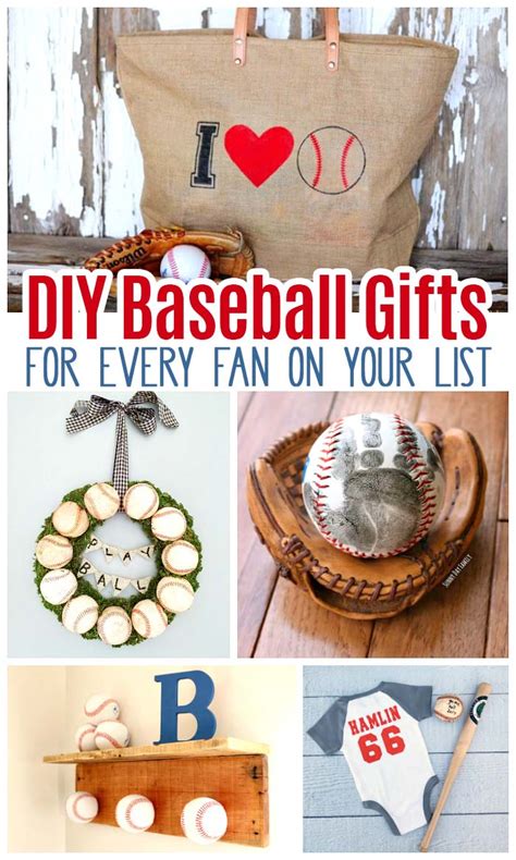 DIY Baseball Gifts For Every Fan On Your List  Sunny Day Family