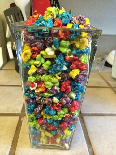 Rainbow Assorted Candy Coated Popcorn 1 Pound Oh Nuts