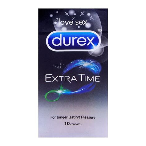 Buy Durex Extra Time For Longer Lasting Pleasure Condoms Pack Online At Special Price In