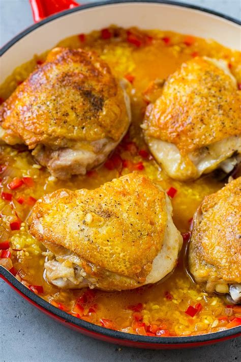 This recipe comes from one of my favorite old cookbooks, craig claiborne's the new york time's cook book. Arroz con Pollo - Dinner at the Zoo