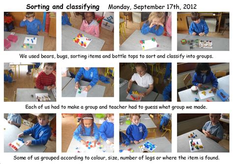 Maths Page Sorting And Classifying