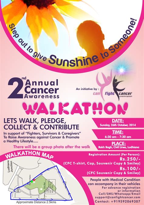 annual walkathon poster