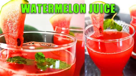 Refreshing Watermelon Juice Youtube