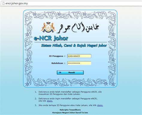 This means that the website is currently unavailable and down for everybody (not just you) or you have entered an invalid domain name for this query. Syazwana Jamal: Permohonan Nikah Online (ENCR) & Interview ...