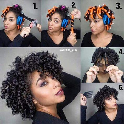 How To Use Flexi Rods On Natural Hair