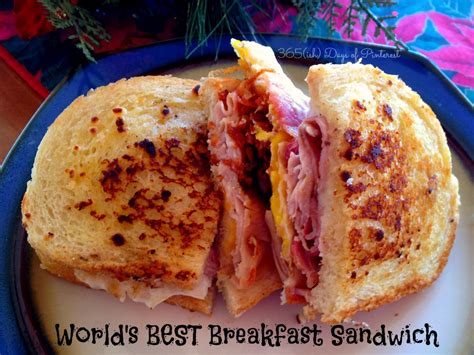 Breakfast was excellent with many extras, variety and friendly staff. World's Best Breakfast Sandwich - Simple and Seasonal