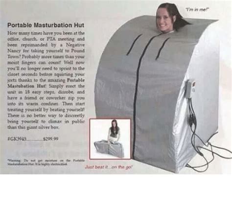 Portable Masturbation Hut How Many Times Have You Been At The Office