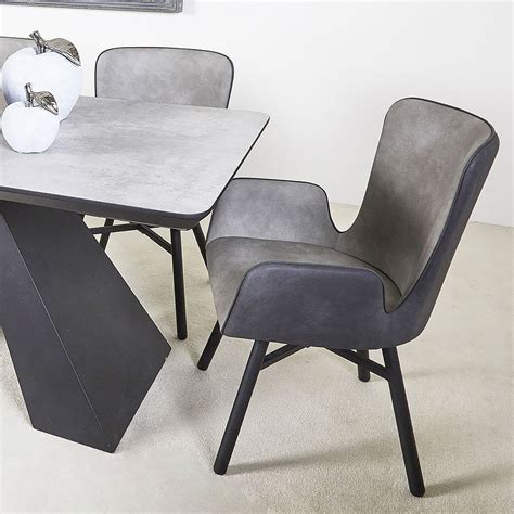 Great savings & free delivery / collection on many items. Axel Black And Grey Wooden Dining Table And 4 Grey Dining ...