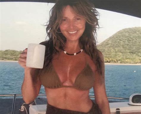 Countdown Ex Presenter Carol Vorderman Wows In Stringy Bikini