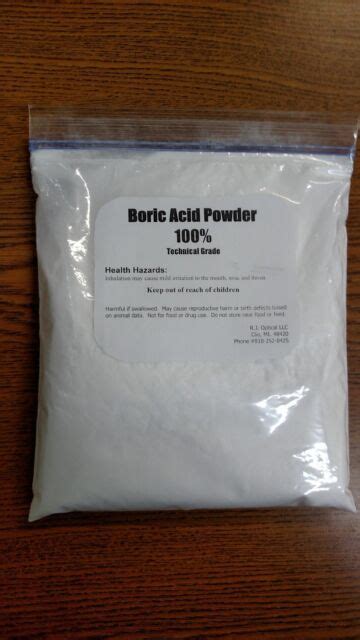 Boric Acid Fine Powder 5 Lb Bag For Sale Online Ebay