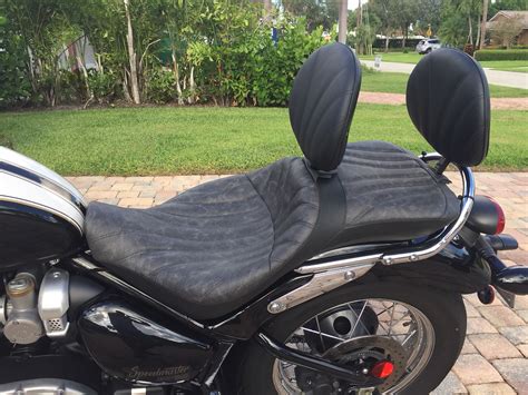 My Corbin Seat For The New Speedmaster Triumph Rat Motorcycle Forums