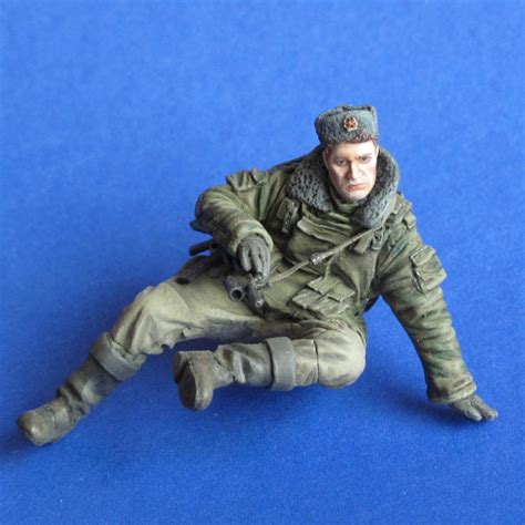 Resin Assembly Kits 1 35 Russian Modern Tank Crew Chechnya Soldier