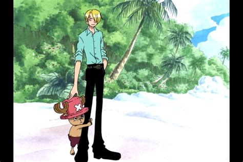 This Is The Cutest Picture I Hav Ever Seen How Sanji Is Smiling At