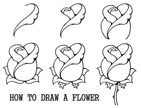 Best Time For Fun How To Draw A Rose