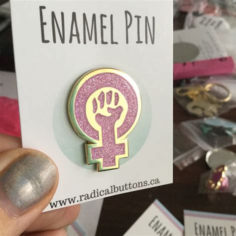 Feminist Enamel Pin Feminist Pride Fist Black Feminist Etsy Canada