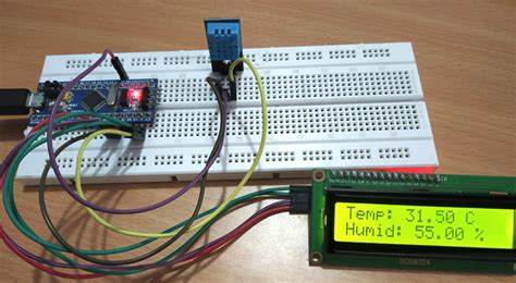 Interfacing Dht11 Temperature And Humidity Sensor With Stm32f103c8