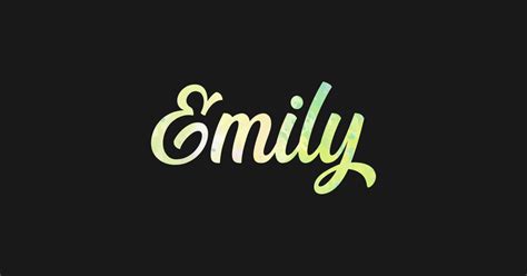 Emily Name Art Emily Sticker Teepublic