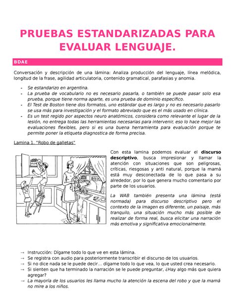 Clase 5 Y 6 Apuntes Adulto Pruebas Estandarizadas Para Evaluar