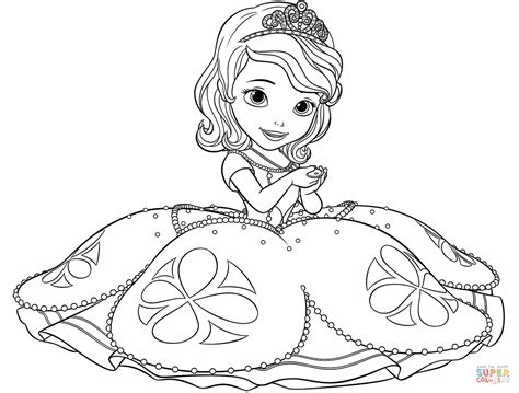 Princess Sofia Coloring Page Free Printable Coloring Pages
