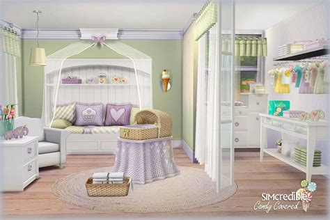 Sims 4 Ccs The Best Candy Covered Kids Room Set By Simcredible Designs
