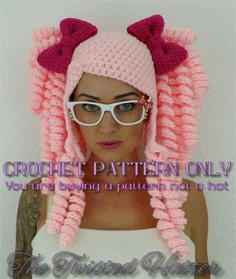 Crochet Pigtail Hat Pattern Please Read Description Before Etsy