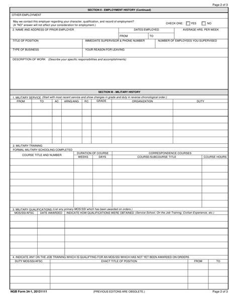 Ngb Form 34 1 Fillable Printable Forms Free Online