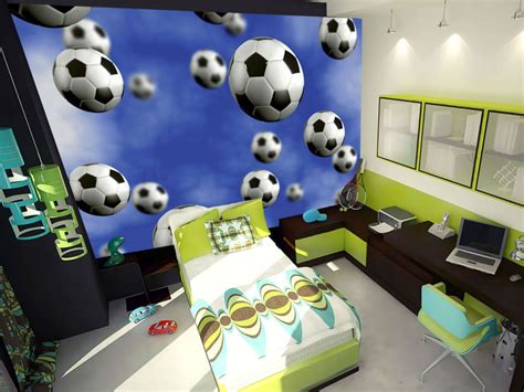 Football Bedroom Wallpaper Evajacobeam