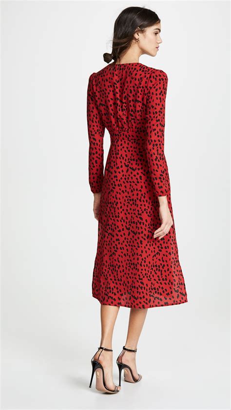 Rahi Red Leopard Scarlett Dress Shopbop Scarlett Dresses Dresses