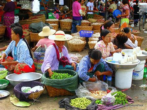 Photo Gallery Market Scenes In Myanmar Lashworldtour